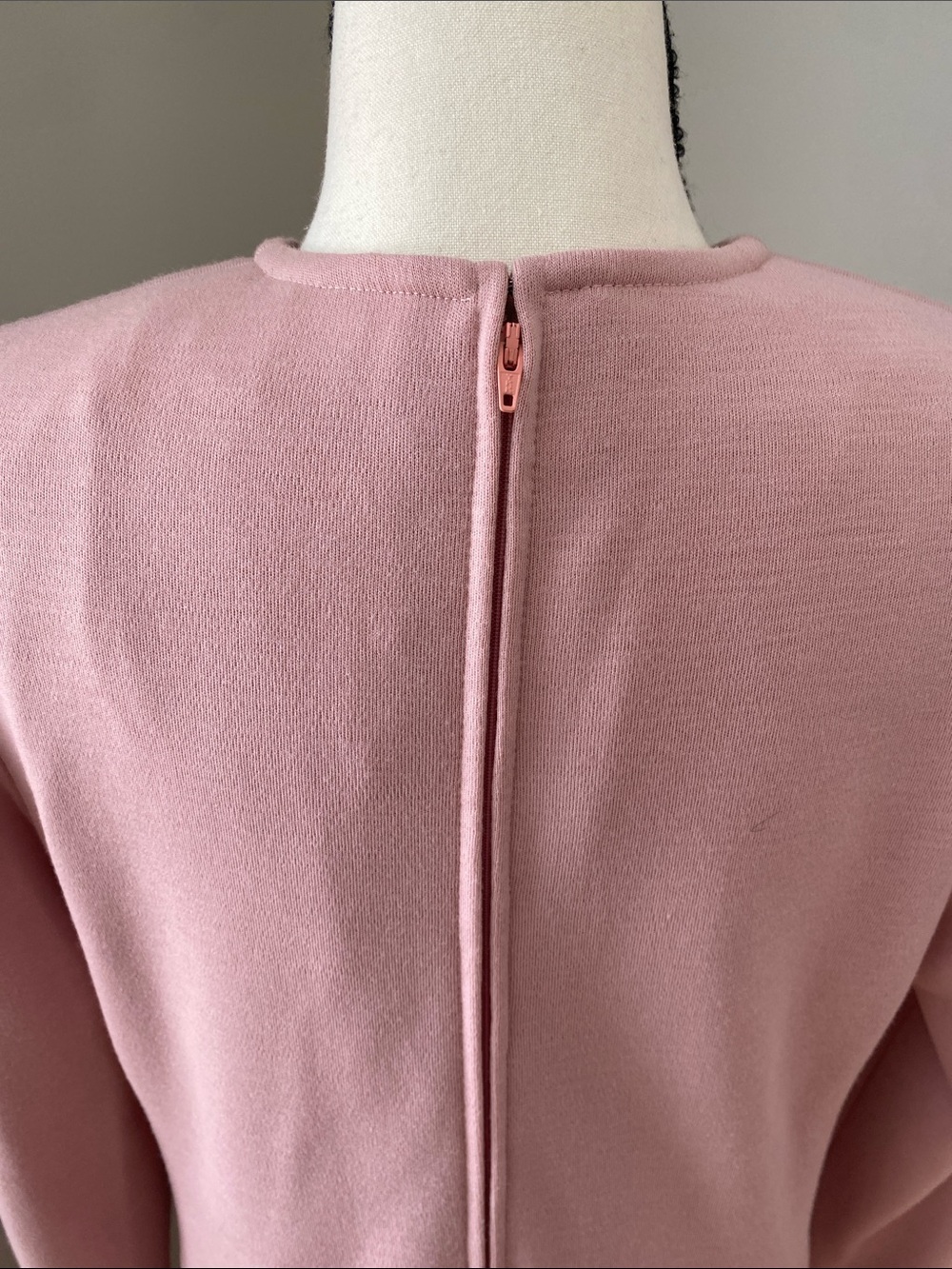 Vintage Helga powder pink Jackie O First Lady dress faux pocket size medium knit - Picture 9 of 16